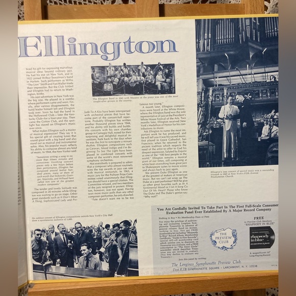 Duke Ellington - Composer Vintage Music Record, Longines - Picture 6 of 16